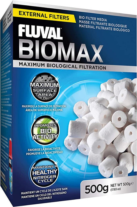 1500 gram (3 x 500 gm) Fluval BioMax Biological Filter Media Rings