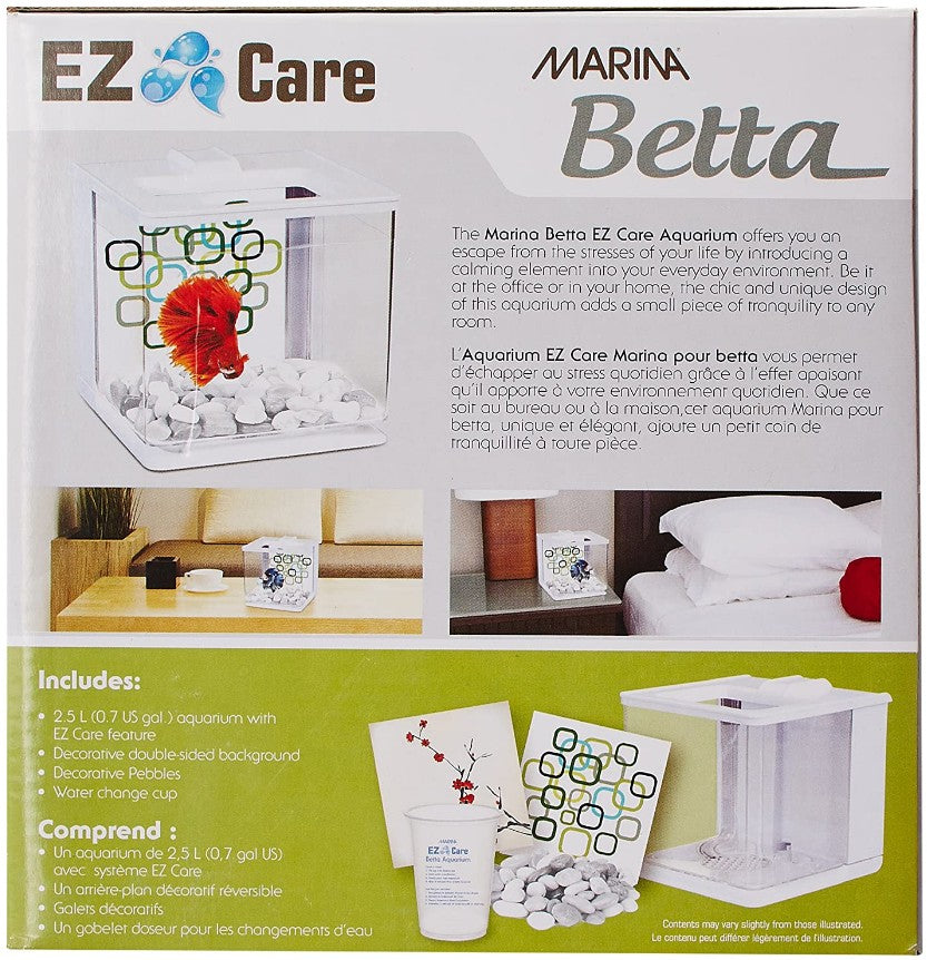 Marina Betta EZ Care Aquarium Kit 0.7 Gallon - PetMountain.com