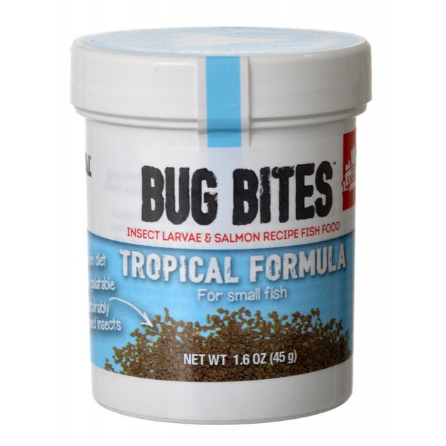 Fluval Bug Bites Tropical Formula Granules for Small Fish - PetMountain.com