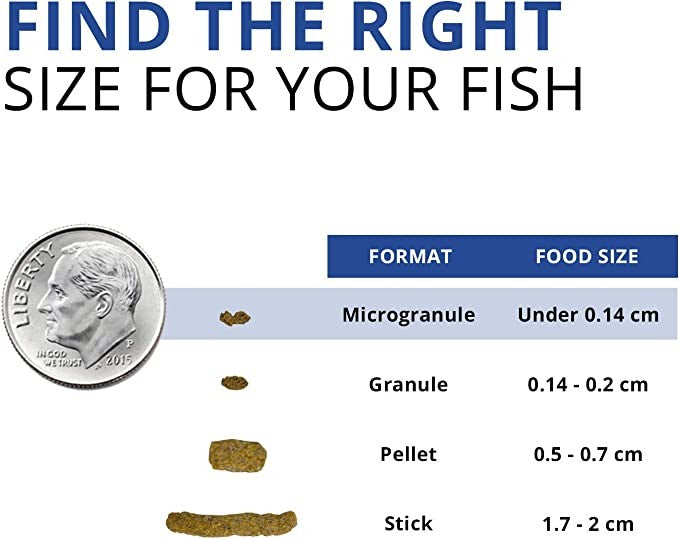 1.59 oz Fluval Bug Bites Tropical Formula Granules for Small Fish
