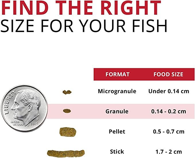 1.6 oz Fluval Bug Bites Cichlid Formula Granules for Small-Medium Fish