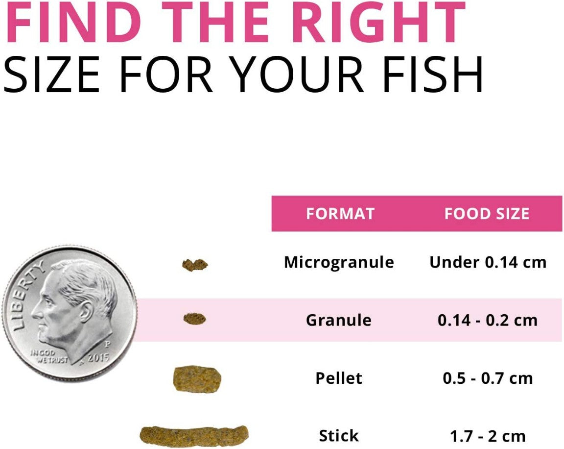 4.4 oz Fluval Bug Bites Color Enhancing Formula for Medium-Large Fish