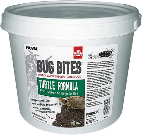 3.7 lb Fluval Bug Bites Turtle Formula Floating Sticks
