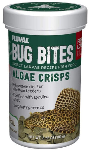 3.53 oz Fluval Bug Bites Algae Crisps