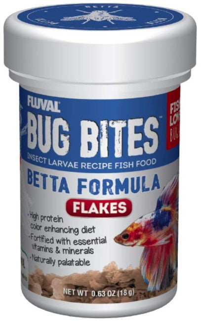 Fluval Bug Bites Betta Formula Flakes - PetMountain.com