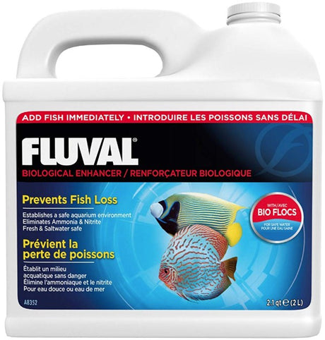 67 oz Fluval Biological Enhancer Prevents Fish Loss