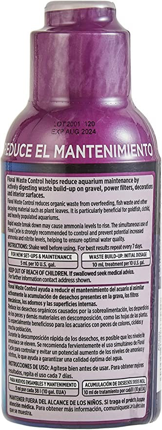 50.4 oz (6 x 8.4 oz) Fluval Biological Cleaner with Bio Scrubbers Controls Waste in Aquariums