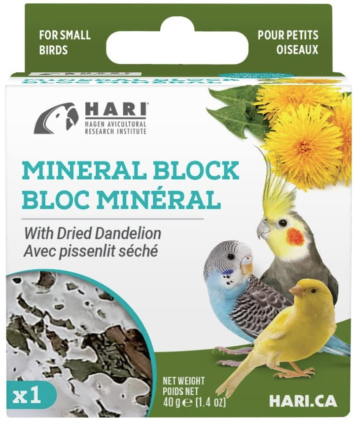 HARI Dandelion Mineral Block for Small Birds - PetMountain.com