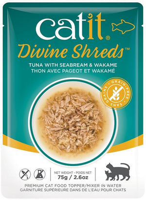 Catit Divine Shreds Tuna with Seabream and Wakame - PetMountain.com