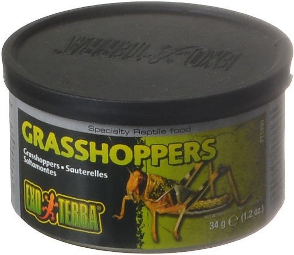 1.2 oz Exo Terra Grasshoppers Reptile Food