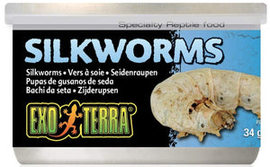 Exo Terra Canned Silkworms Specialty Reptile Food - PetMountain.com