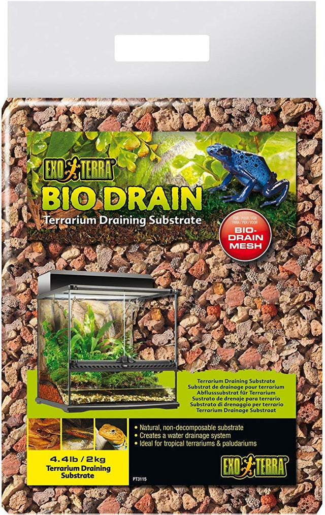 Exo Terra BioDrain Terrarium Draining Substrate - PetMountain.com