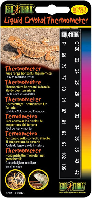 Exo Terra Liquid Crystal Reptile Thermometer - PetMountain.com