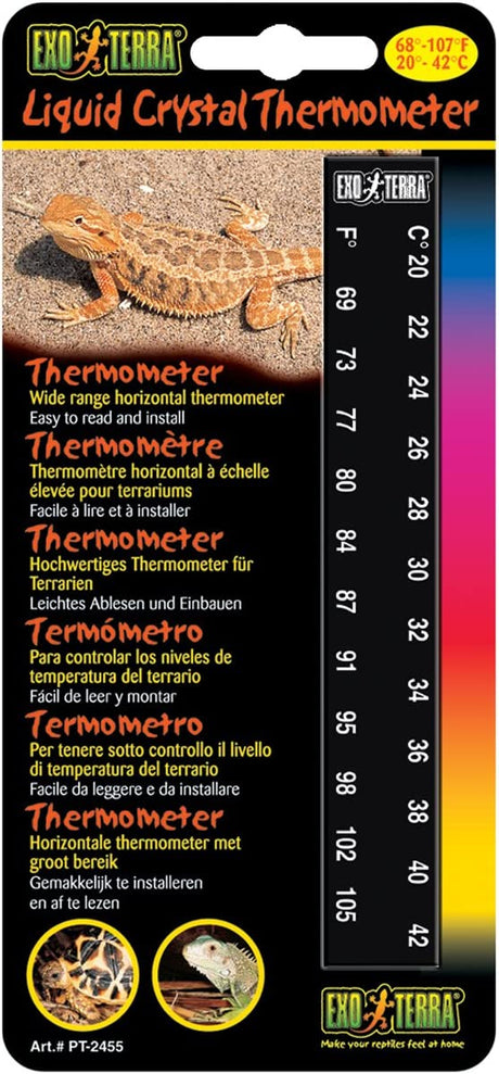 9 count Exo Terra Liquid Crystal Reptile Thermometer