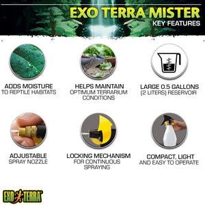 1 count Exo Terra Mister Portable Pressure Sprayer