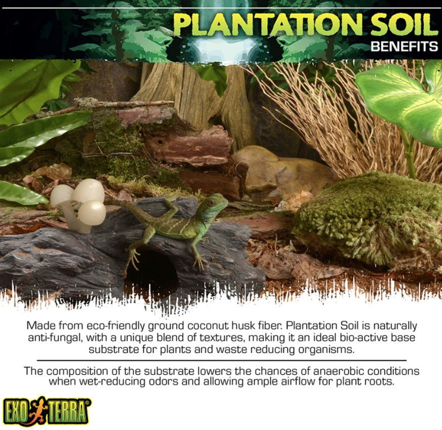 8 quart Exo Terra Plantation Soil Reptile Substrate
