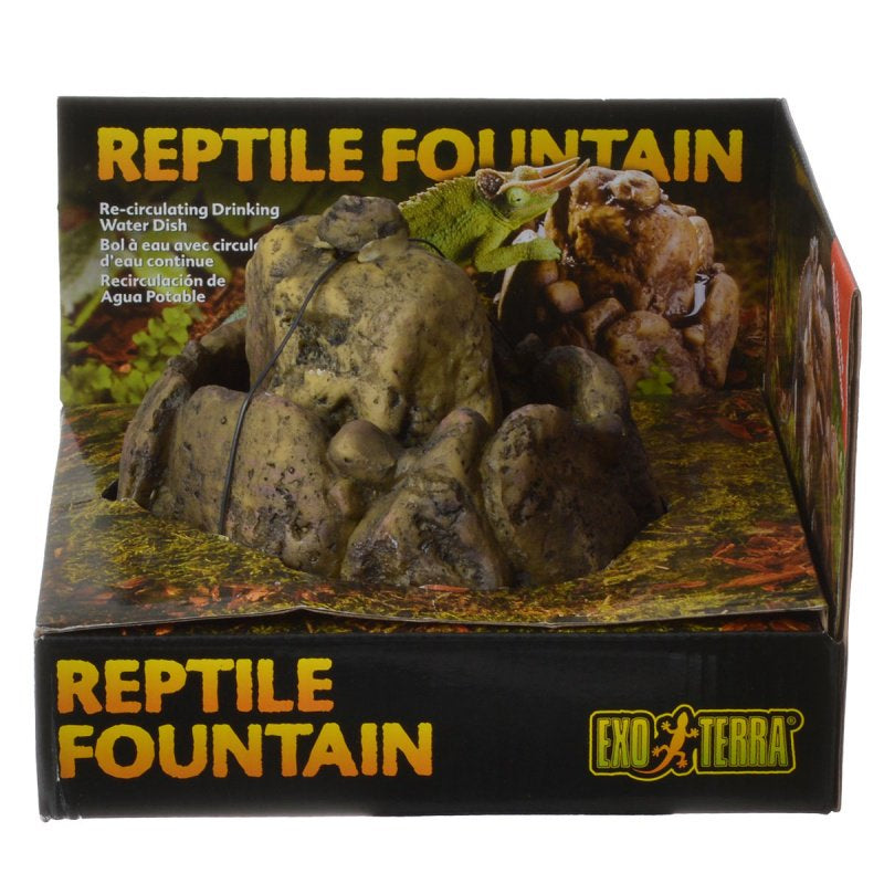 Exo Terra Reptile Fountain Water Dish - PetMountain.com