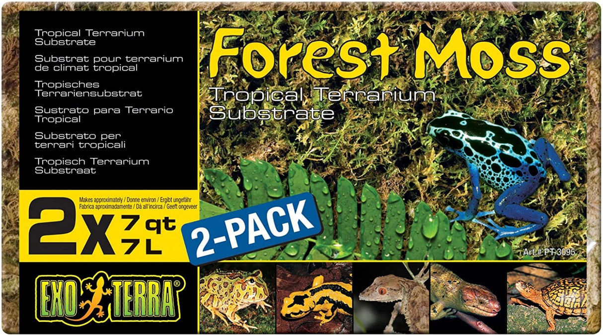 Exo Terra Forest Moss Tropical Terrarium Reptile Substrate - PetMountain.com