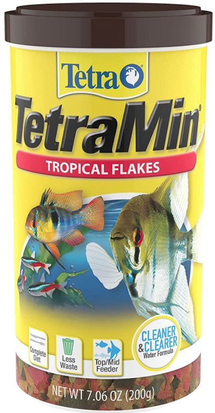 7.06 oz TetraMin Regular Tropical Flakes Fish Food