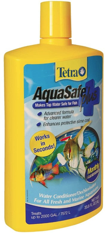 Tetra AquaSafe Aquarium Water Treatment, 3.38 fl oz