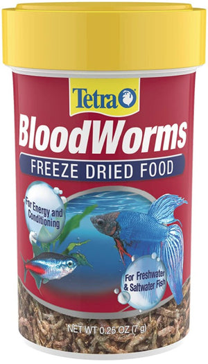 Tetra BloodWorms Freeze Dried Fish Food - PetMountain.com
