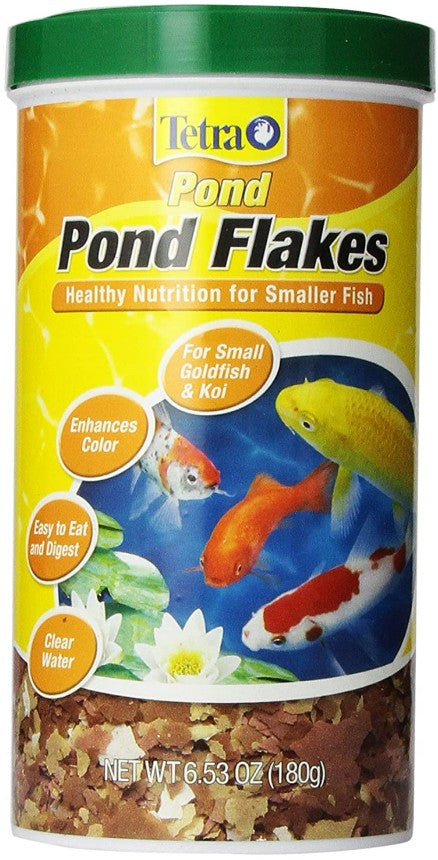 78.36 oz (12 x 6.53 oz) Tetra Pond Pond Flakes Fish Food for Small Goldfish and Koi