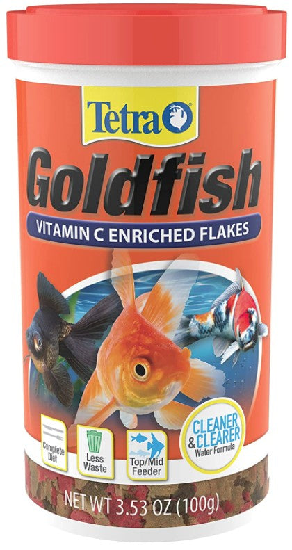 21.12 oz (6 x 3.53 oz) Tetra Goldfish Vitamin C Enriched Flakes