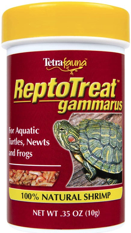 2.1 oz (6 x 0.35 oz) Tetrafauna ReptoTreat Gammarus 100% Natural Shrimp