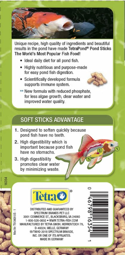 Tetra Pond Sticks Goldfish & Koi Fish Food 3.53 oz - Feeders Pet Supply