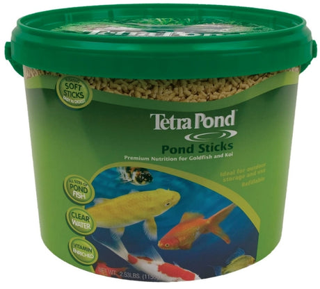 5.3 lb (2 x 2.65 lb) Tetra Pond Pond Sticks Goldfish and Koi Food