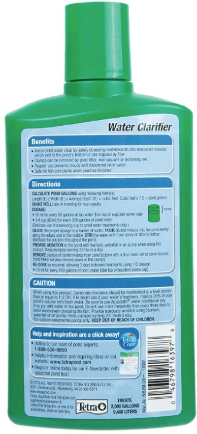 16.9 oz Tetra Pond Water Clarifier (Formerly AquaRem)