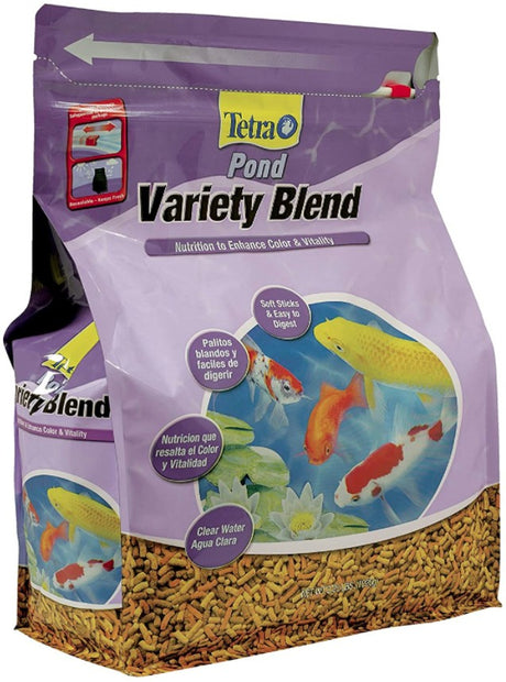 4.5 lb (2 x 2.25 lb) Tetra Pond Variety Blend Fish Food