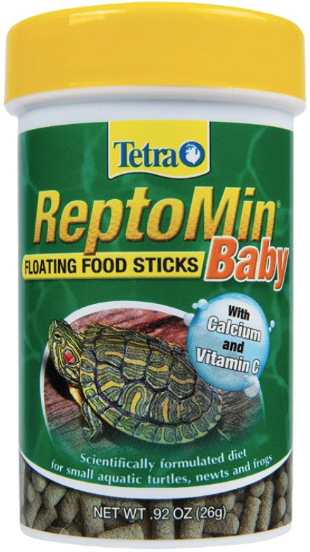 5.52 oz (6 x 0.92 oz) Tetrafauna ReptoMin Baby Floating Food Sticks