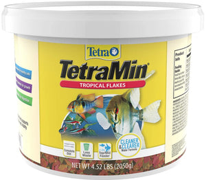 9.04 lb (2 x 4.52 lb) TetraMin Regular Tropical Flakes Fish Food