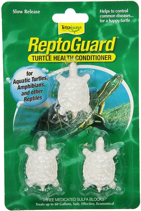 3 count Tetrafauna ReptoGuard Turtle Sulfa Block