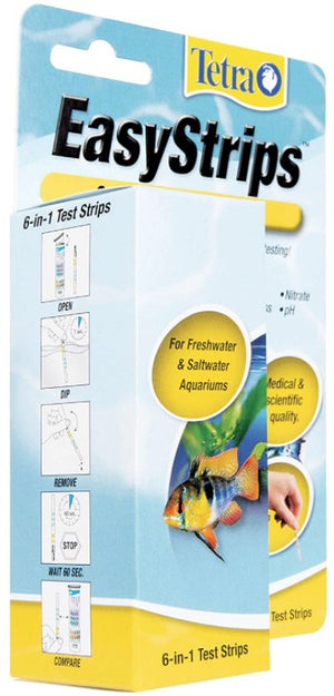 Tetra EasyStrips 6-in-1 Aquarium Test Strips - PetMountain.com