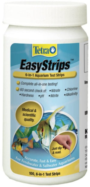 Tetra EasyStrips 6-in-1 Aquarium Test Strips - PetMountain.com