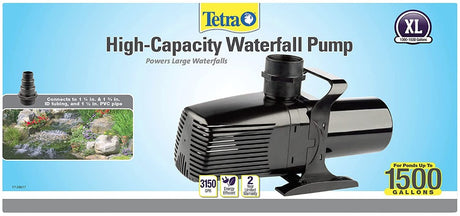 Tetra Pond High Capacity Waterfall Pump for Ponds - PetMountain.com