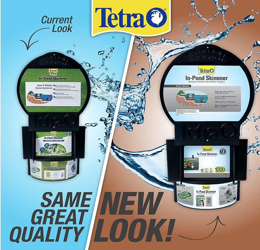 Tetra Pond In-Pond Skimmer Removes Debris from Water Surface - PetMountain.com