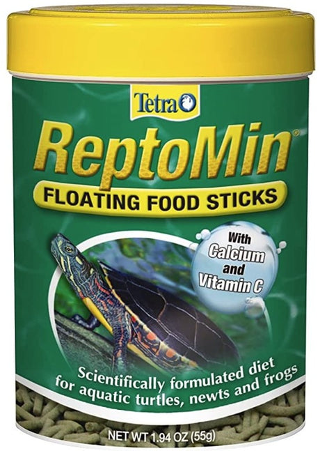 11.64 oz (6 x 1.94 oz) Tetrafauna ReptoMin Floating Food Sticks