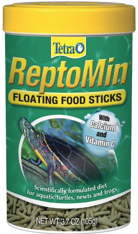 22.2 oz (6 x 3.7 oz) Tetrafauna ReptoMin Floating Food Sticks