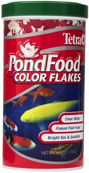 Tetra PondFood Color Flakes Koi and Goldfish Food - PetMountain.com