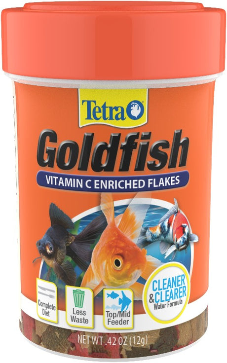 Tetra Goldfish Vitamin C Enriched Flakes - PetMountain.com