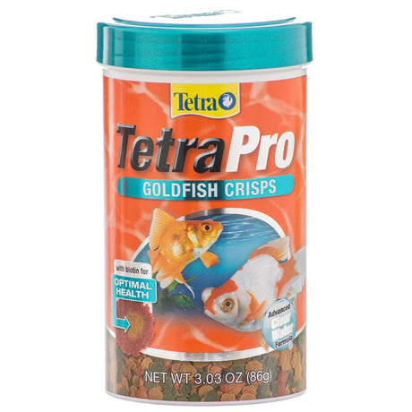 18.18 oz (6 x 3.03 oz) Tetra Pro Goldfish Crisps Fish Food for Optimal Health