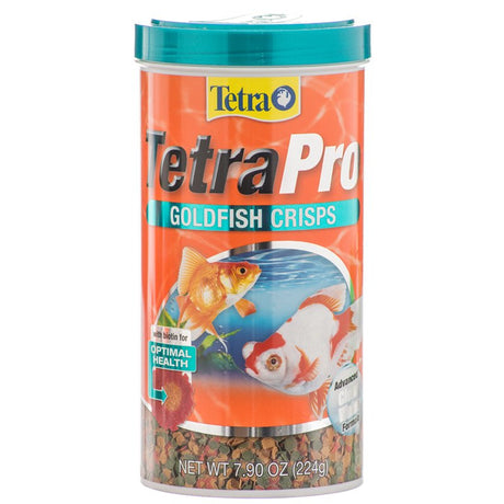 39.5 oz (5 x 7.9 oz) Tetra Pro Goldfish Crisps Fish Food for Optimal Health
