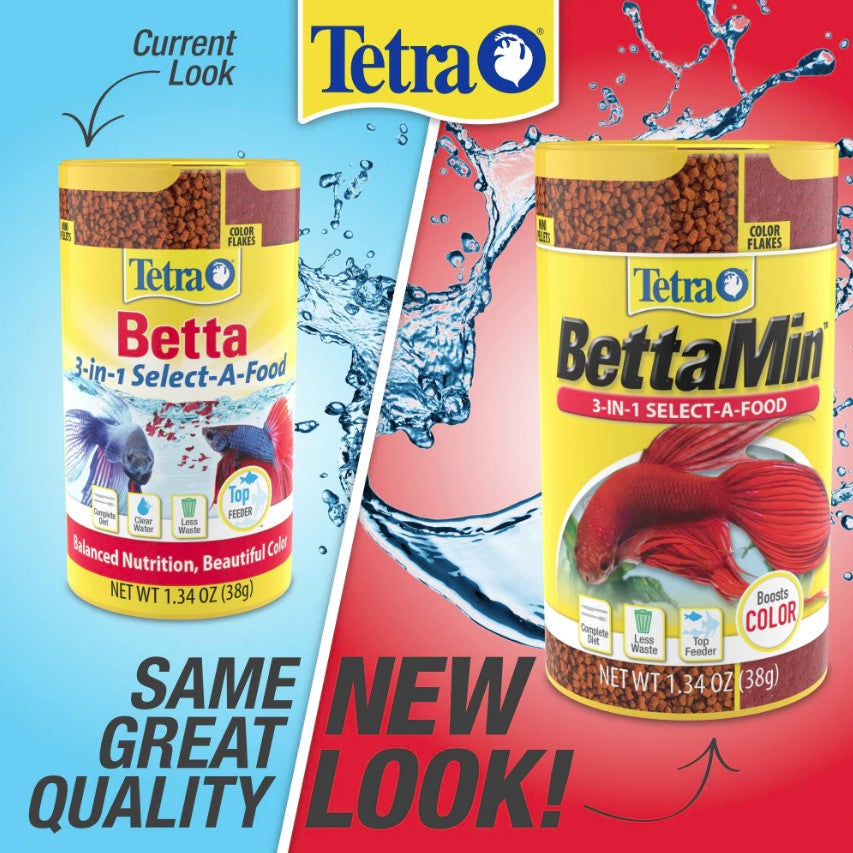 3.9 oz (3 x 1.3 oz) Tetra BettaMin Select-A-Food