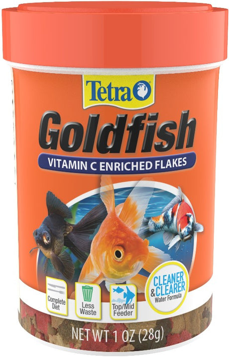 1 oz Tetra Goldfish Vitamin C Enriched Flakes