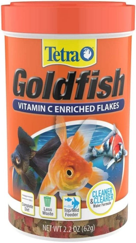 Tetra Goldfish Vitamin C Enriched Flakes - PetMountain.com