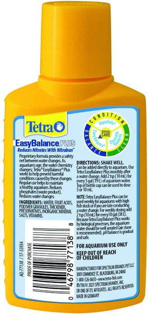 20.4 oz (6 x 3.38 oz) Tetra Easy Balance Plus Reduces Nitrates with Nitraban for Aquariums