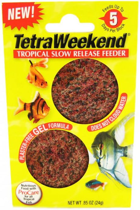 24 count (12 x 2 ct) Tetra Weekend Tropical Slow Release Feeder 5 Days